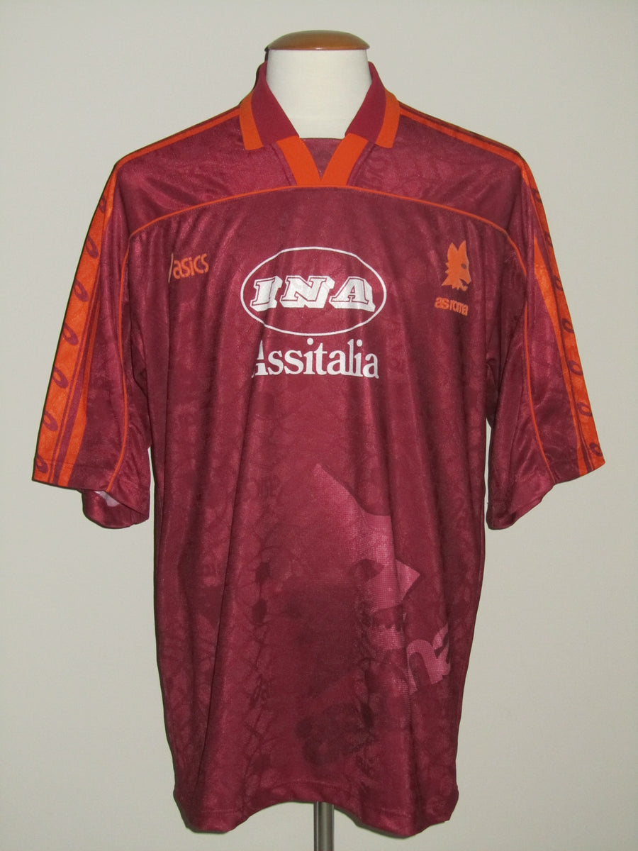 As Roma 1995-96 Home Shirt Xl – Belgian Football Classics