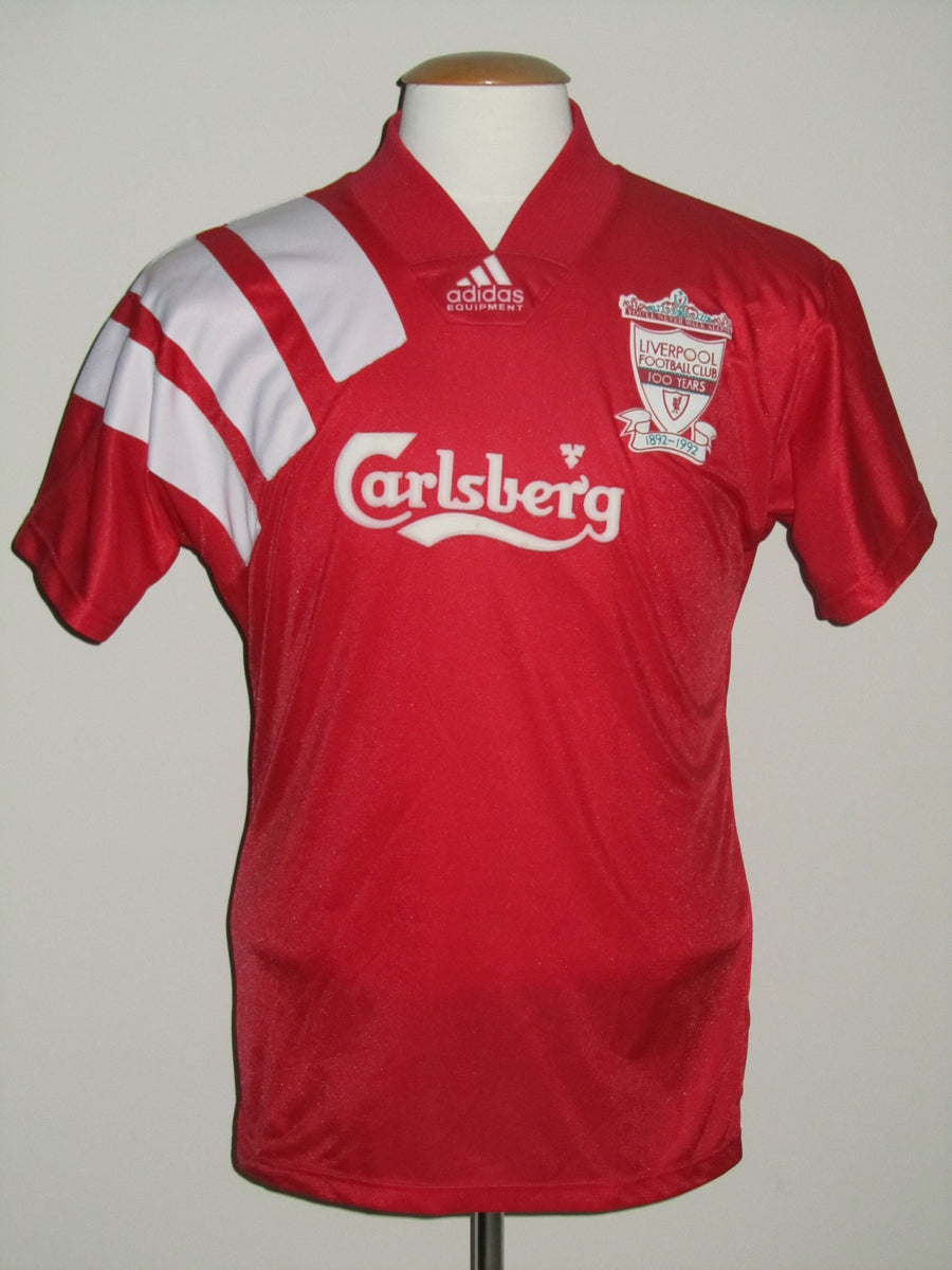 Liverpool centenary sales shirt