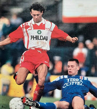 Load image into Gallery viewer, Royal Excel Mouscron 1994-95 Home shirt #18 *light damage*