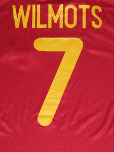 Rode Duivels 2000-02 Home shirt M #7 Marc Wilmots