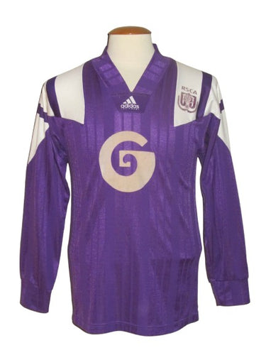 RSC Anderlecht 1992-93 Away shirt L/S XS