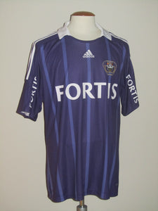 RSC Anderlecht 2008-09 Home shirt MATCH ISSUE/WORN #21 Tom De Sutter