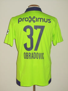 RSC Anderlecht 2015-16 Away shirt MATCH ISSUE/WORN #37 Ivan Obradovic