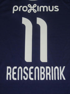 RSC Anderlecht 2019-20 Home shirt PLAYER ISSUE #11 *Rensenbrink edition*