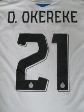 Load image into Gallery viewer, Club Brugge 2020-21 Away shirt MATCH ISSUE/WORN Champions League #21 David Okereke