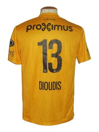 Club Brugge 2014-15 Keeper shirt MATCH ISSUE #13 Sokratis Dioudis