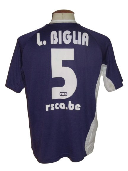 RSC Anderlecht 2006-07 Home shirt 176 #5 Lucas Biglia