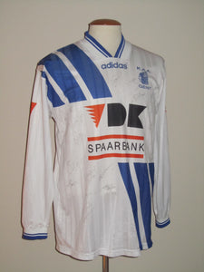 KAA Gent 1994-95 Home shirt L/S L *signed*