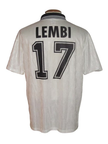 Club Brugge 1996-97 Away shirt MATCH ISSUE/WORN UEFA Cup #17 Hervé Nzelo-Lembi