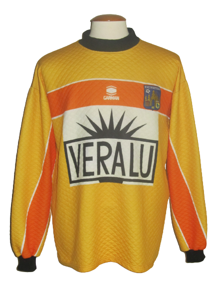 KVC Westerlo 2000-01 Keeper shirt MATCH ISSUE/WORN #1 Bart Deelkens