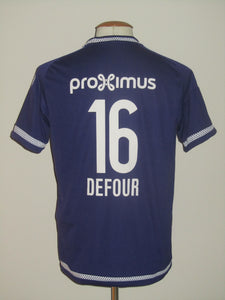 RSC Anderlecht 2015-16 Home shirt M #16 Steven Defour