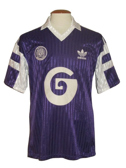 RSC Anderlecht 1989-92 Home shirt M