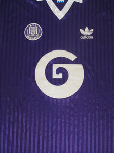 RSC Anderlecht 1989-92 Home shirt M