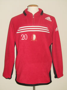 Standard Luik 1998-99 Fleece jacket PLAYER ISSUE #20 Manu Godfroid