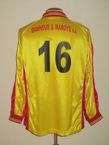 AFC Tubize 2000-03 Home shirt MATCH ISSUE/WORN #16