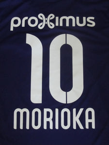 RSC Anderlecht 2018-19 Home shirt MATCH ISSUE/WORN # 10 Ryota Morioka