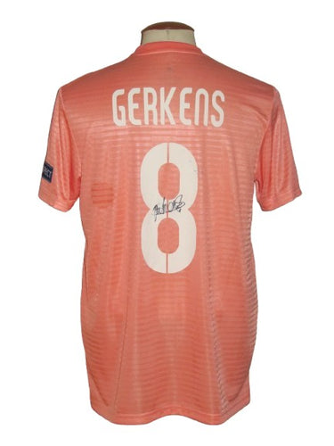 RSC Anderlecht 2018-19 Away shirt Europa League #8 Pieter Gerkens *signed*