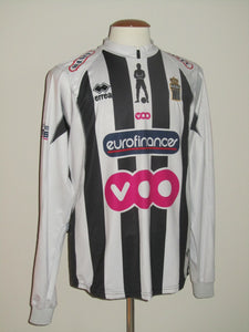 RCS Charleroi 2007-08 Home shirt MATCH ISSUE/WORN #10 Geoffrey Mujangi Bia