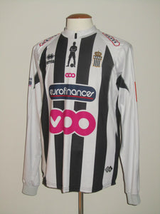 RCS Charleroi 2007-08 Home shirt MATCH ISSUE/WORN #10 Geoffrey Mujangi Bia