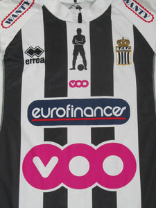 RCS Charleroi 2007-08 Home shirt MATCH ISSUE/WORN #10 Geoffrey Mujangi Bia