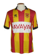 Load image into Gallery viewer, KV Mechelen 2022-23 Home shirt MATCH WORN #9 Julien Ngoy &quot;20 jaar redding&quot; *incl. CoA*