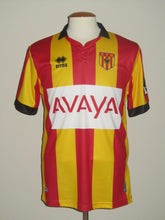 Load image into Gallery viewer, KV Mechelen 2022-23 Home shirt MATCH WORN #9 Julien Ngoy &quot;20 jaar redding&quot; *incl. CoA*