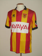 Load image into Gallery viewer, KV Mechelen 2022-23 Home shirt MATCH WORN #9 Julien Ngoy &quot;20 jaar redding&quot; *incl. CoA*