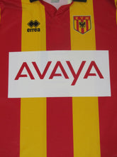 Load image into Gallery viewer, KV Mechelen 2022-23 Home shirt MATCH WORN #9 Julien Ngoy &quot;20 jaar redding&quot; *incl. CoA*