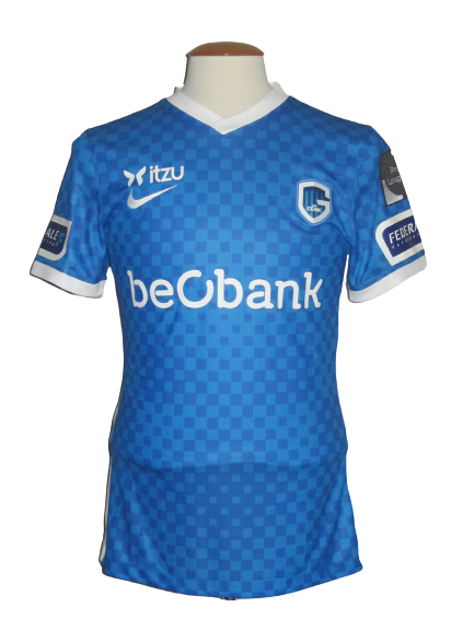 KRC Genk Ladies 2021-22 Home shirt M #31 Wen-Yue Bauwens *mint*