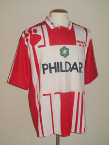 Royal Excel Mouscron 1994-95 Home shirt MATCH ISSUE/WORN #8