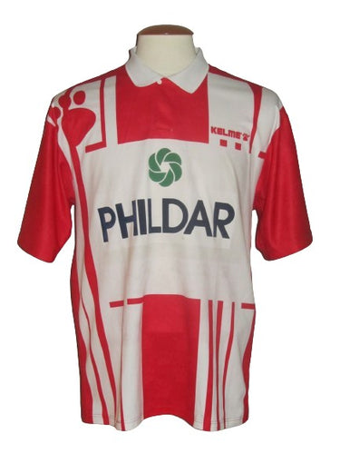 Royal Excel Mouscron 1994-95 Home shirt #18 *light damage*