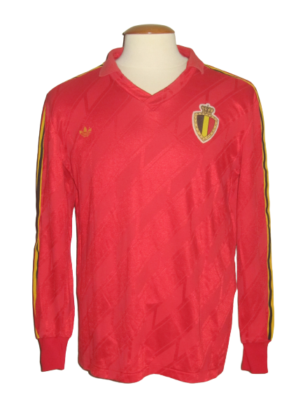 Rode Duivels 1986-89 Home shirt L/S M