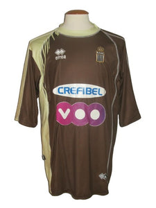 RCS Charleroi 2006-07 Third shirt MATCH ISSUE/WORN #6 Christian Leiva