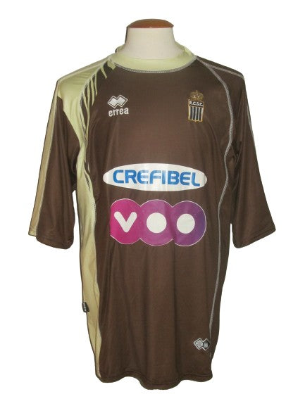 RCS Charleroi 2006-07 Third shirt MATCH ISSUE/WORN #6 Christian Leiva