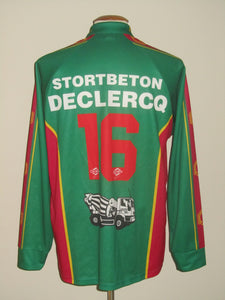 SV Zulte Waregem 2005-06 Home shirt MATCH ISSUE/WORN #16 Wouter Vandendriessche