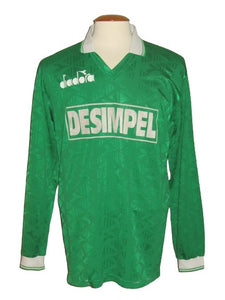 KV Oostende 1992-94 Green training shirt L/S XL