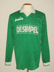 KV Oostende 1992-94 Green training shirt L/S XL