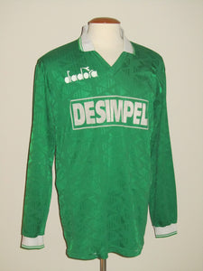 KV Oostende 1992-94 Green training shirt L/S XL