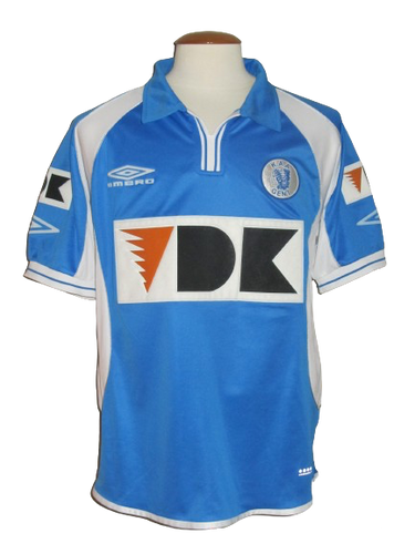 KAA Gent 2002-03 Home shirt L #17 Alexandros Kaklamanos