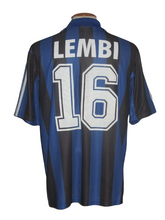 Load image into Gallery viewer, Club Brugge 2000-02 Home shirt MATCH ISSUE/WORN UEFA Cup #16 Hervé Nzelo-Lembi