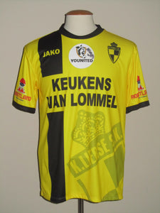 Lierse Kempenzonen 2020-21 Home shirt MATCH ISSUE #41 Raf Meukens *signed*