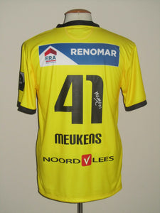 Lierse Kempenzonen 2020-21 Home shirt MATCH ISSUE #41 Raf Meukens *signed*