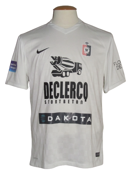 SK Deinze 2015-16 Away shirt MATCH ISSUE/WORN #14 Daan Debouver