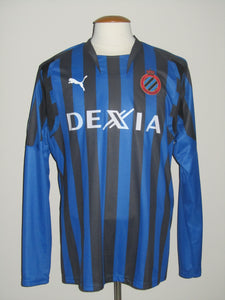 Club Brugge 2007-08 Home shirt MATCH ISSUE/WORN UEFA Cup #5 Michael Klukowski vs Brann Bergen