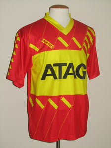 Germinal Ekeren 1990-91 Home shirt MATCH ISSUE/WORN #9 Simon Tahamata