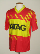 Load image into Gallery viewer, Germinal Ekeren 1990-91 Home shirt MATCH ISSUE/WORN #9 Simon Tahamata