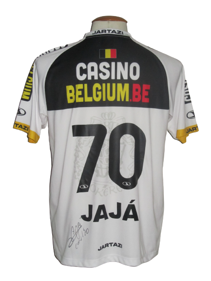 KSC Lokeren 2015-16 Home shirt #70 Jajá Coelho *signed*