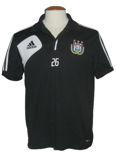 RSC Anderlecht 2012-13 Polo PLAYER ISSUE #26 Dennis Praet