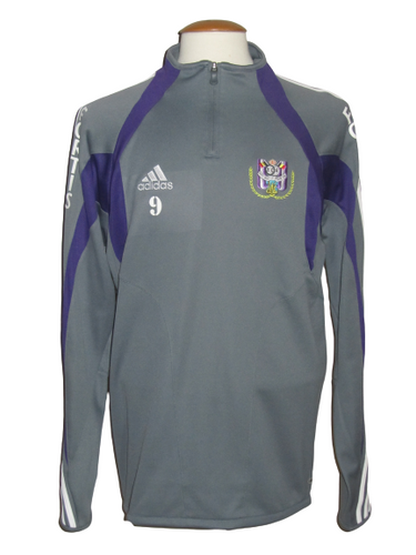 RSC Anderlecht 2004-05 Training jacket PLAYER ISSUE #9 Mbo Mpenza