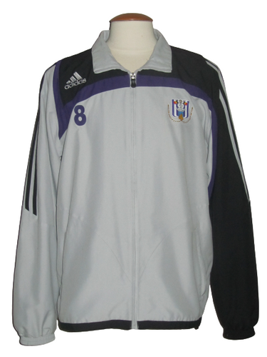 RSC Anderlecht 2007-08 Matchday jacket and bottom PLAYER ISSUE #8 Jan Polak